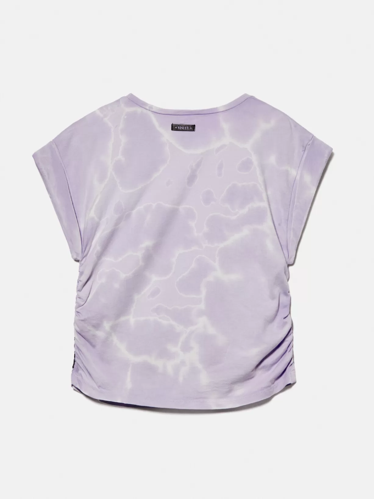 Washed-Out T-Shirt With Curl<Sisley Online